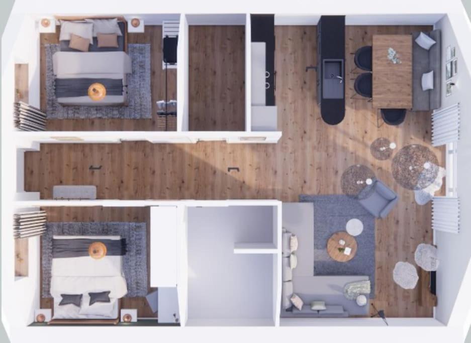 Der Schuppen Lägenhet Mildstedt Exteriör bild